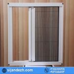 توری پلیسه پنجره UPVC