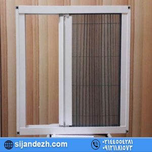 توری پلیسه پنجره UPVC