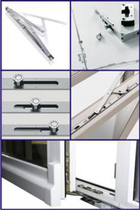 انواع یراق آلات پنجره upvc