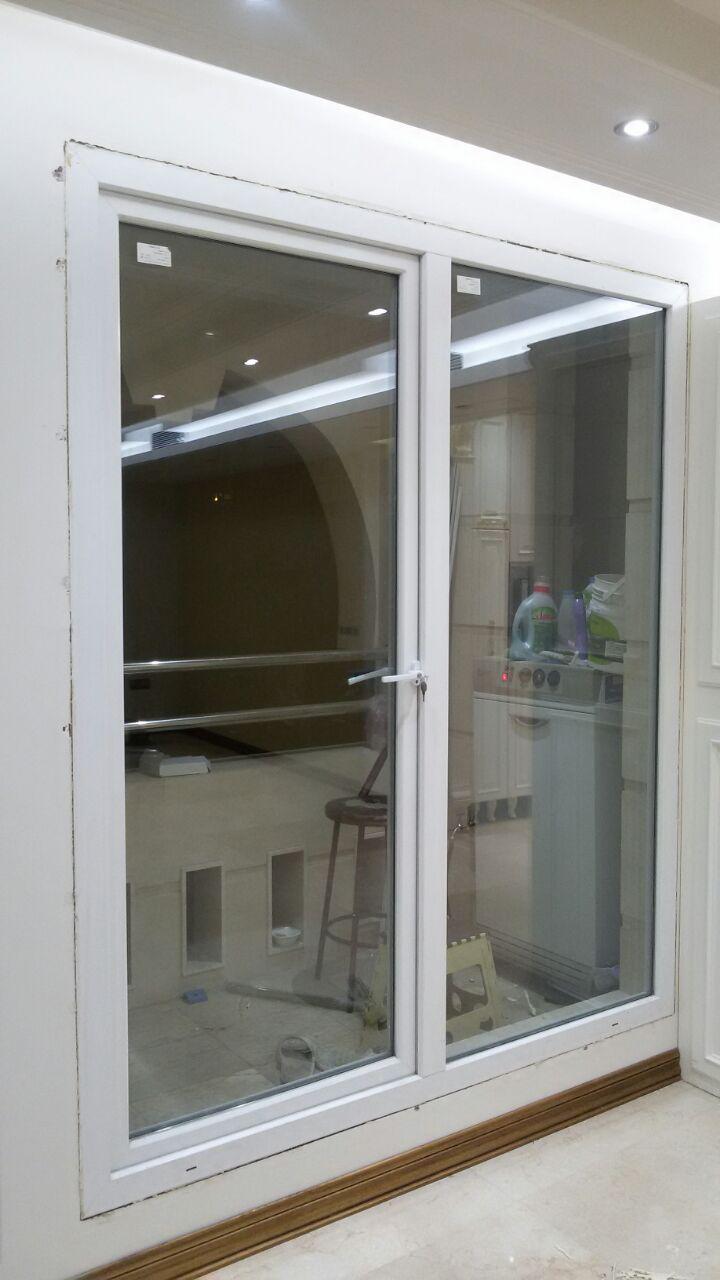 درب دوجداره UPVC بالکنی